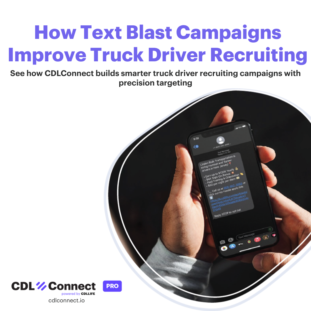 How Text Blast Campaigns Improve Truck Driver Recruiting - Teaser Image
