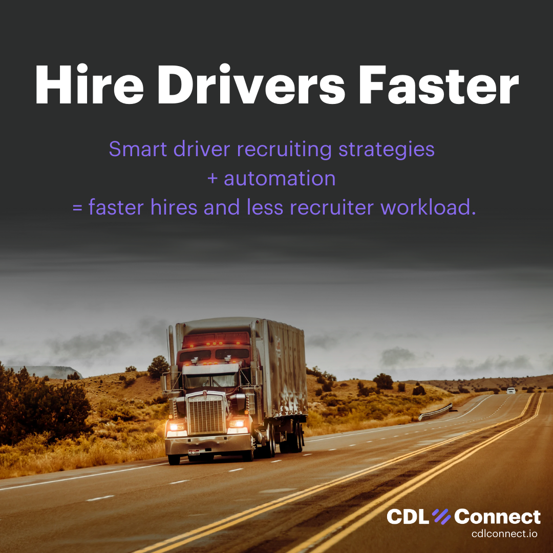 Short time to hire - Driver recruiting software